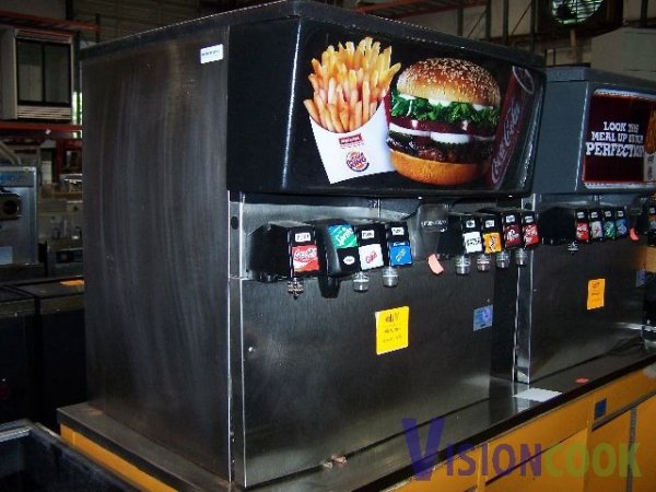 8 Head Flavor Soda Dispenser Fountain Post Mix