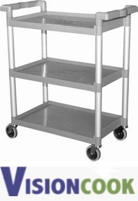 New Plastic Restaurant Bus Utility Prep Cart