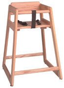 New Wooden Restaurant Youth High Chair Baby Seat