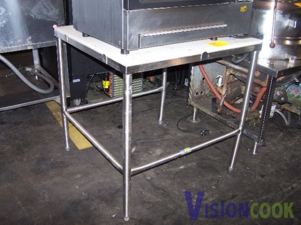 36" x 36" Polytop Meat Cutting Butcher Table