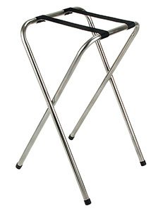 New 30 inch Tubular Tray Stands lot of 6