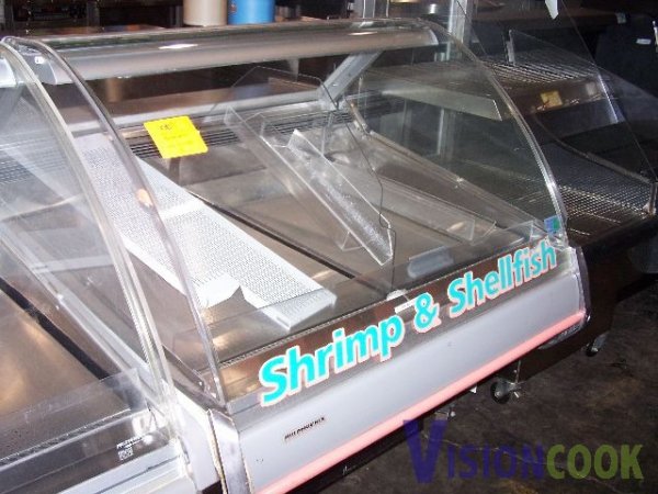 Hill 4' Seafood Deli Fish Display Case Merchandis