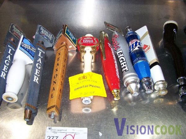 11 Assorted Keg Kegerator Beer Taps