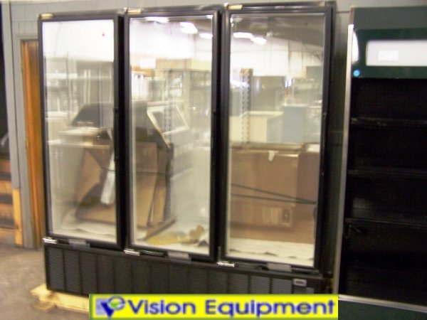 30: "NEW" GLASS DOOR FREEZER