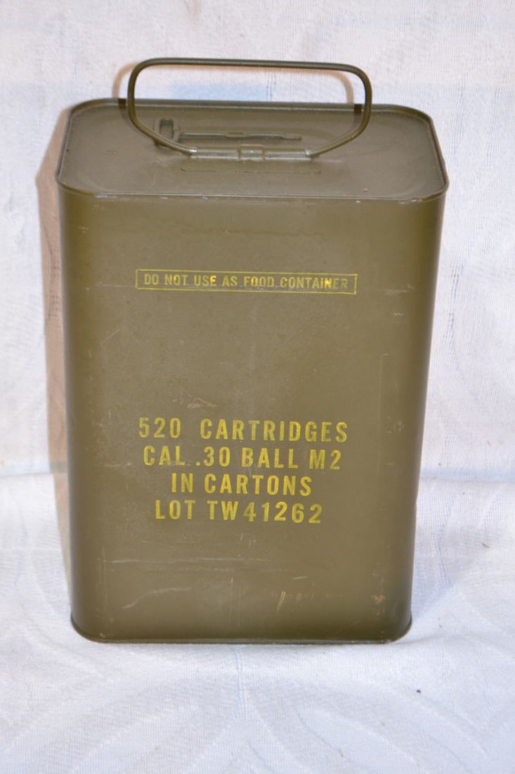 520 Cartridges Cal .30 Ball M2 ammo in Cartons Lot - Jun 04, 2016
