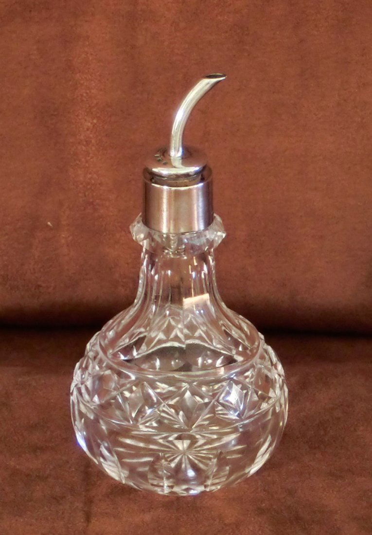 English Silver Mounted Perfume or Bitters Shaker (1 of 4)