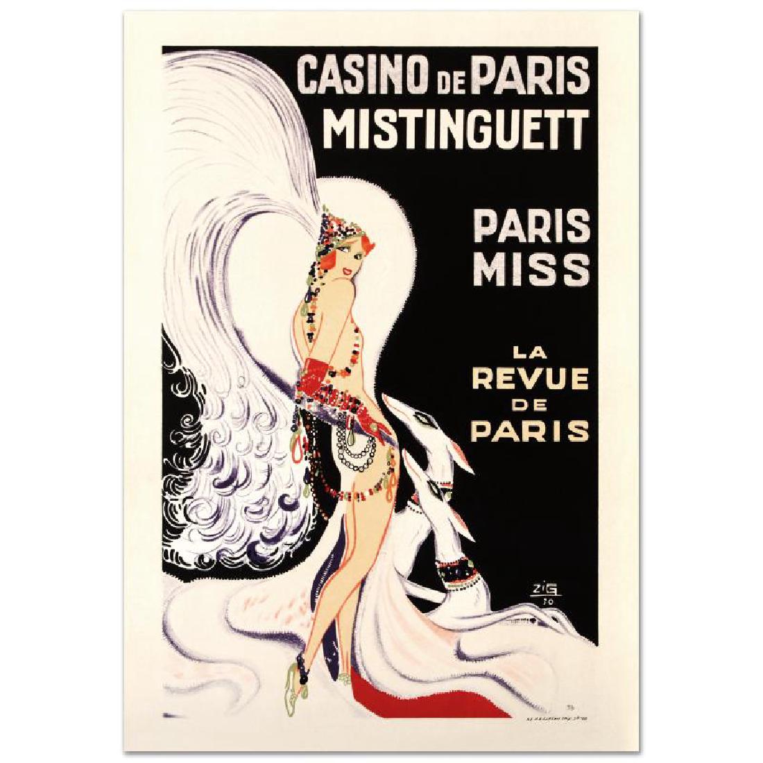 "Casino De Paris Mistenquette" Hand Pulled Lithograph (1 of 2)
