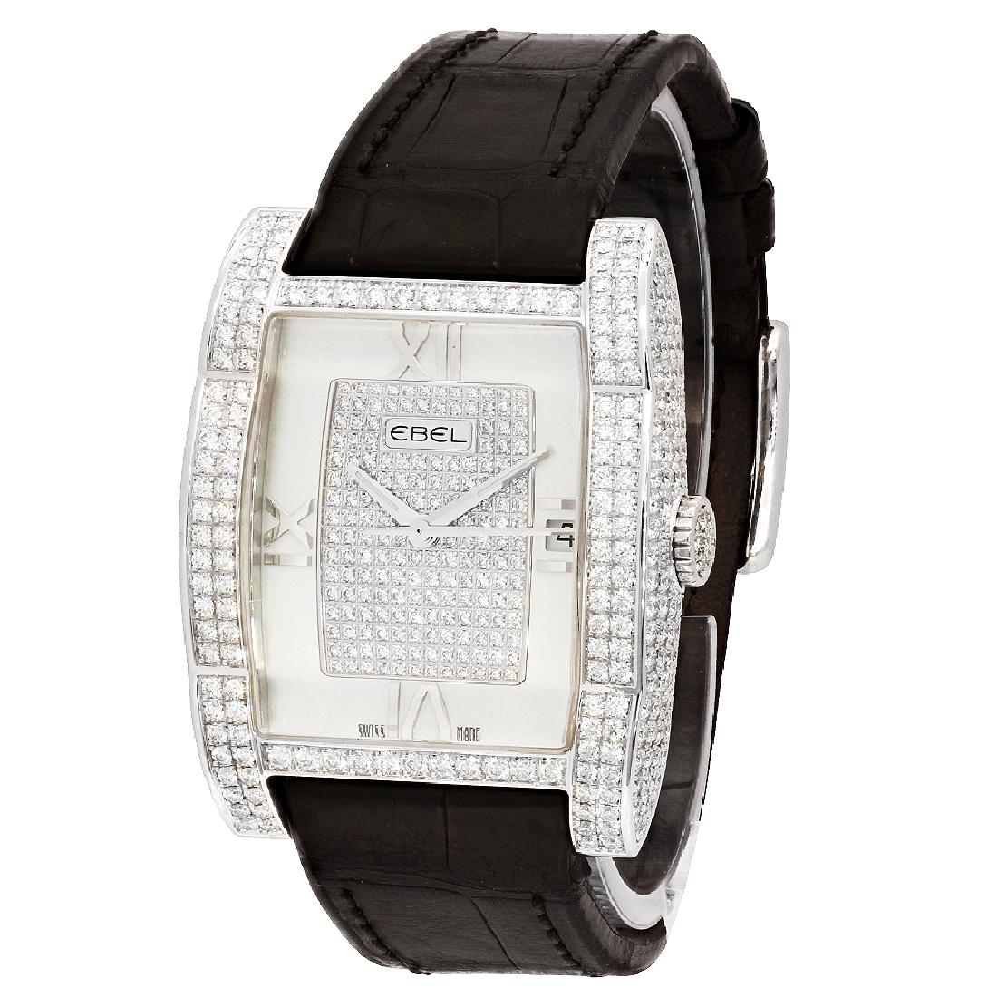 Ebel Tarawa 18K White Gold Diamond Automatic Watch (1 of 4)
