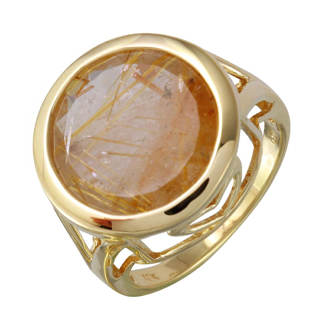 10KT Yellow Gold Quartz Ring (1 of 3)