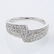 18KT White Gold Ladies Diamond Fashion Ring