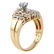 14KT Yellow Gold Diamond Engagement Ring - 2