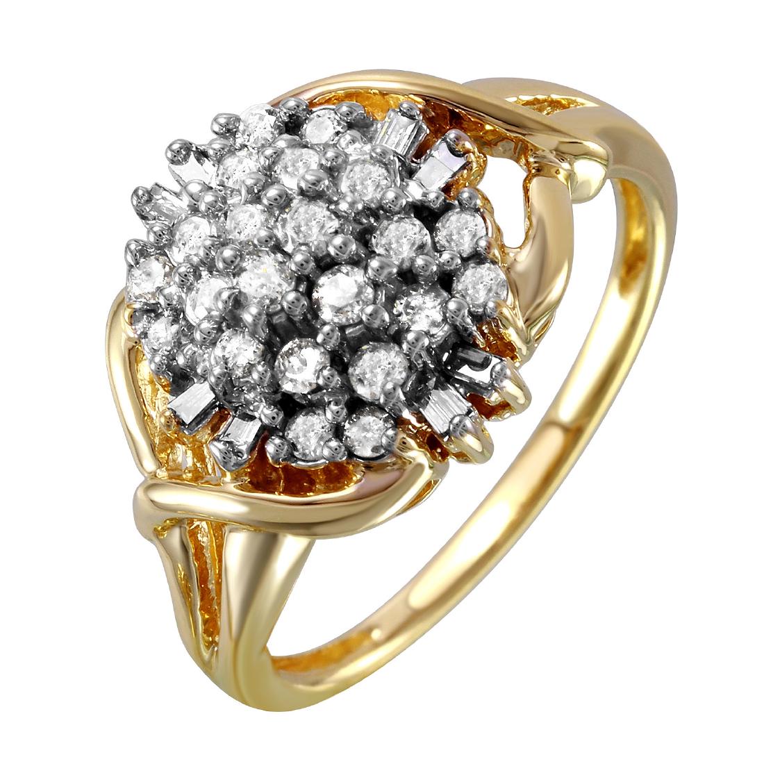 14KT Yellow Gold Diamond Ring (1 of 3)