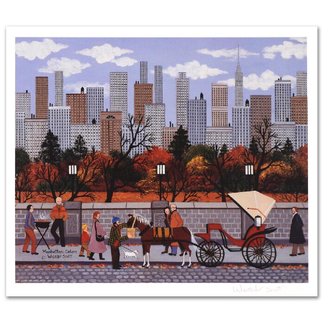 Manhattan Colors Limited Edition Lithograph by Jane (1 of 1)