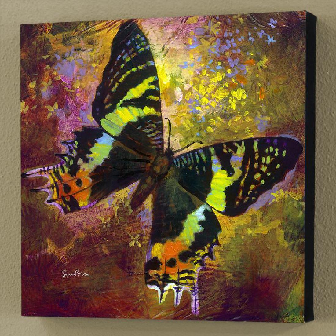 "Amazing Grace" Limited Edition Giclee on Canvas by: Simon Bull depicts gleaming flowers with bold hues and delicate details, creating graceful and elegant pieces of art. "Amazing Grace" is a limited edition giclee on canvas, numbered and bearing Bull's