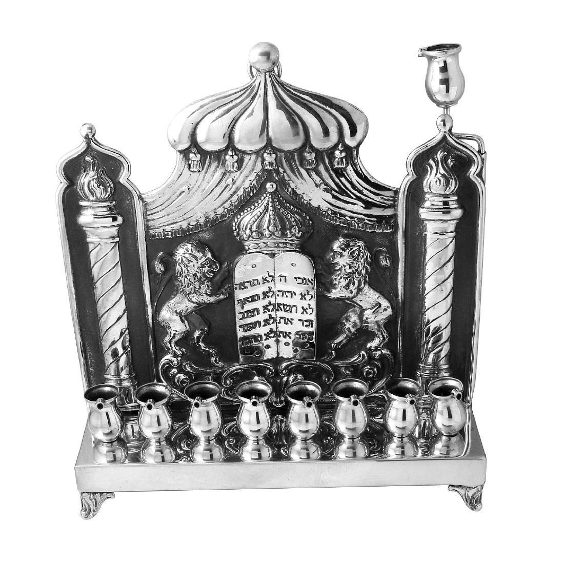 Karl Junker Antique Hanukkah Menorah (1 of 3)