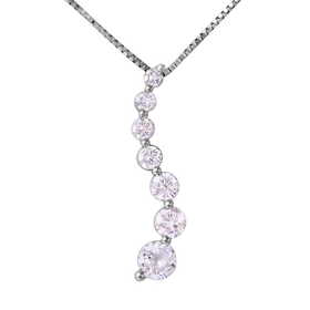 London Gallery Auctions Action Hero Art Fine Diamond Jewelry Auction 14kt White Gold 1 02ctw Diamond Pendant Chain Length