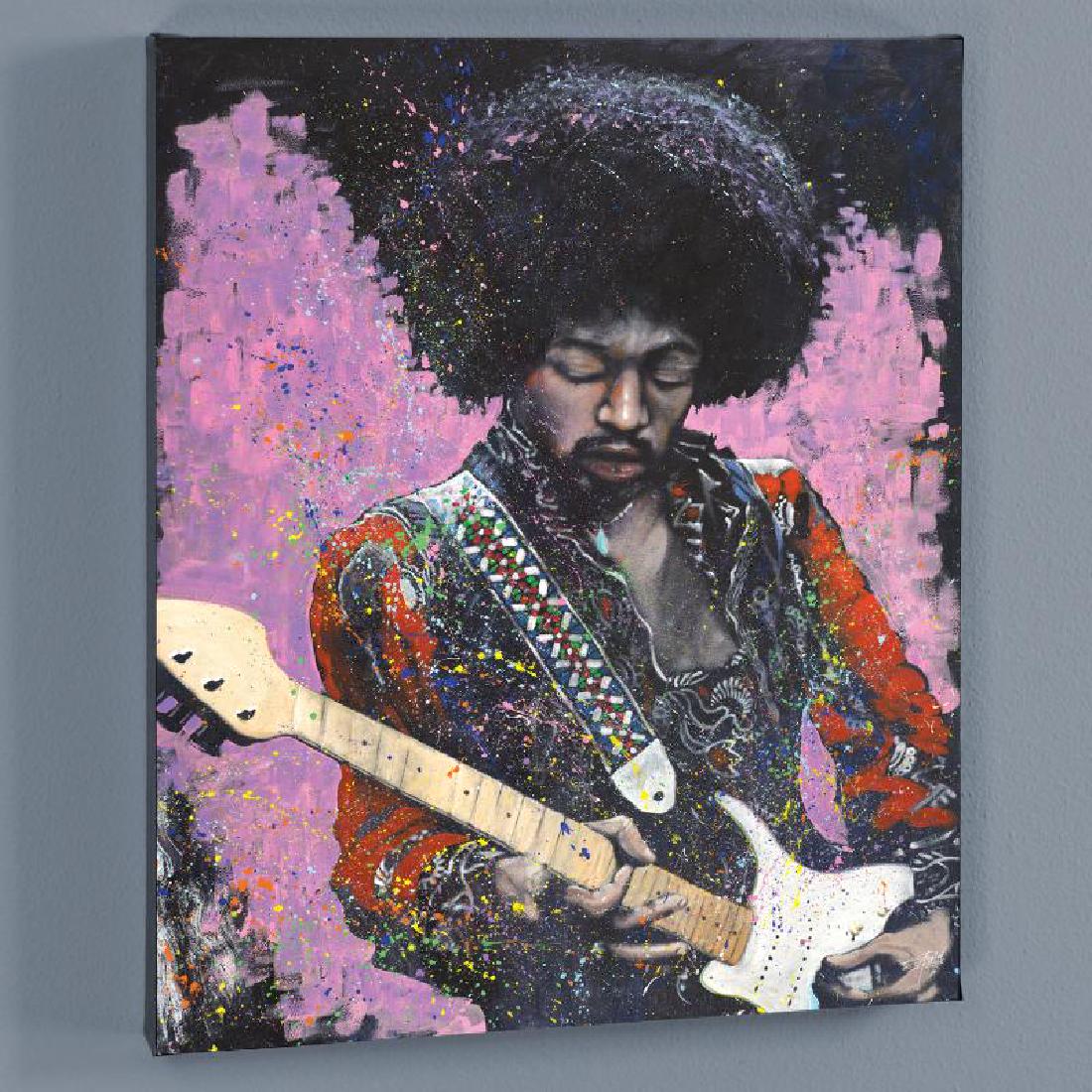 "Jimi" LIMITED EDITION Giclee on Canvas by Stephen (1 of 6)