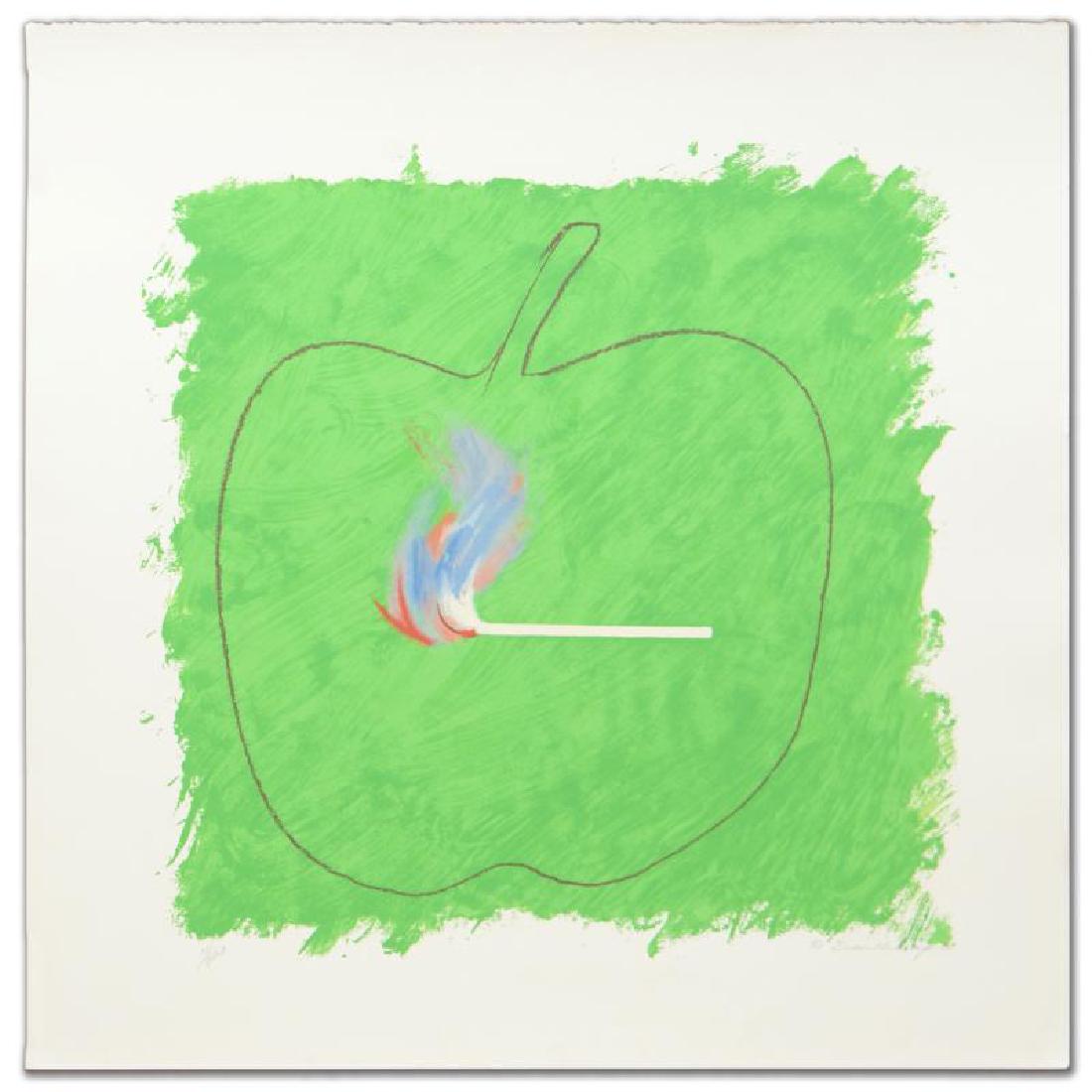 "Green Flame" Limited Edition Lithograph by Robert (1 of 4)