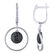 14KT White Gold 1.40ctw Diamond Earrings L6043
