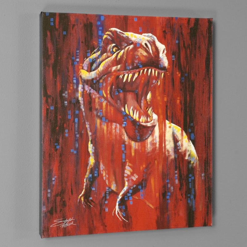 "Never Cross a T" Limited Edition Giclee on Canvas by (1 of 3)