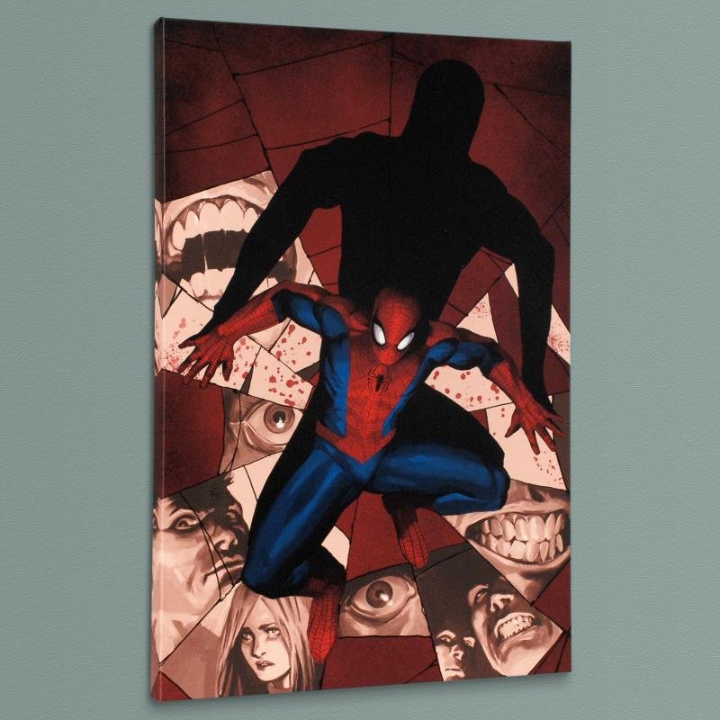 "Fear Itself: Spider-Man #1" Limited Edition Giclee on: A piece of comic book history, this limited edition, from original art by Marko Djurdjevic, depicts Spider-Man. Marko Djurdjevic was discovered by Marvel after posting a series of re-designs for popul