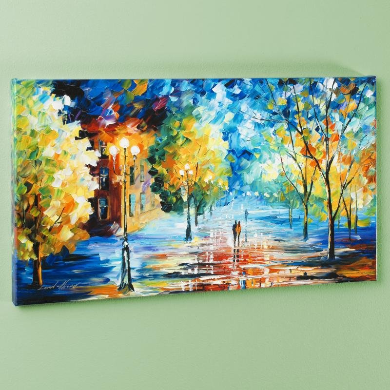 "Expansive Canopy" LIMITED EDITION Giclee on Canvas by: Leonid Afremov's masterful use of color and texture make his paintings unique collectibles that are sure to brighten any wall. "Expansive Canopy" is a limited edition giclee on stretched canvas, numbe