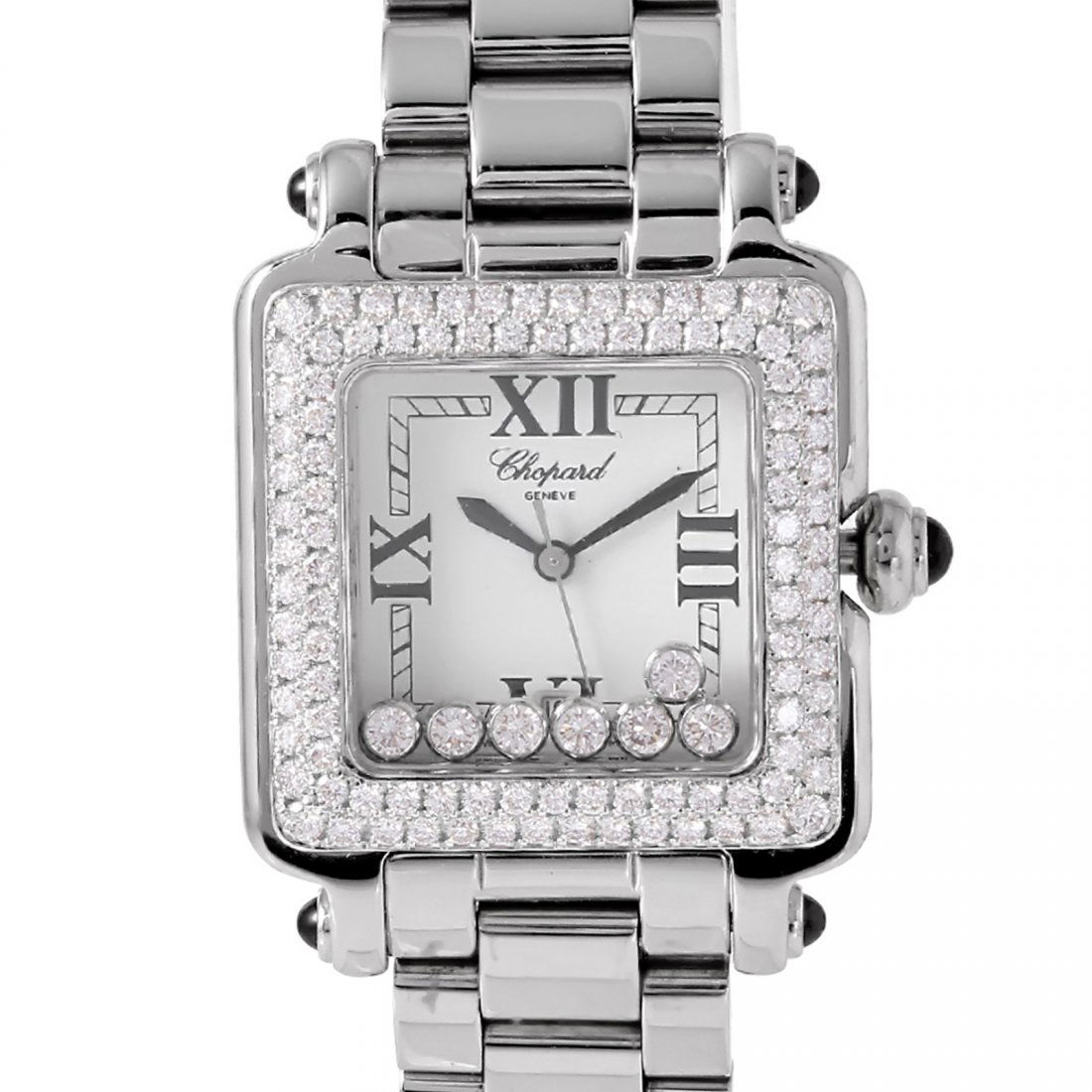 Chopard Stainless Steel Happy Sport With Diamonds (1 of 4)