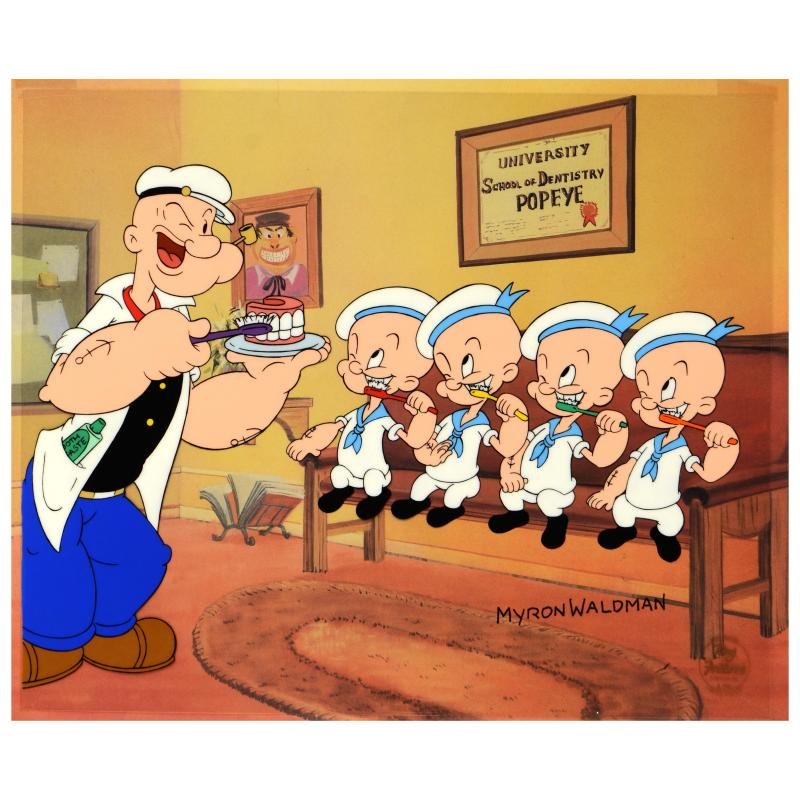 Myron Waldman (1908-2006)! "Brushing 101" Limited (1 of 2)