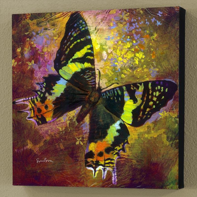 "Amazing Grace" Limited Edition Giclee on Canvas by: Simon Bull depicts gleaming flowers with bold hues and delicate details, creating graceful and elegant pieces of art. "Amazing Grace" is a limited edition giclee on canvas, numbered and bearing Bull's