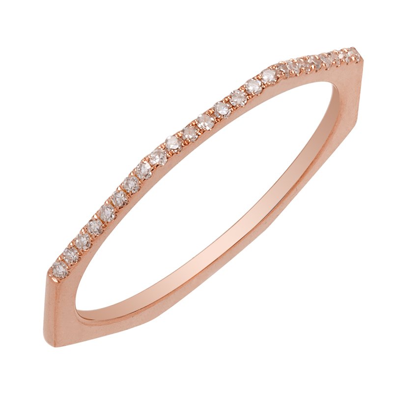14KT Rose Gold Women's Diamond Ring (1 of 1)