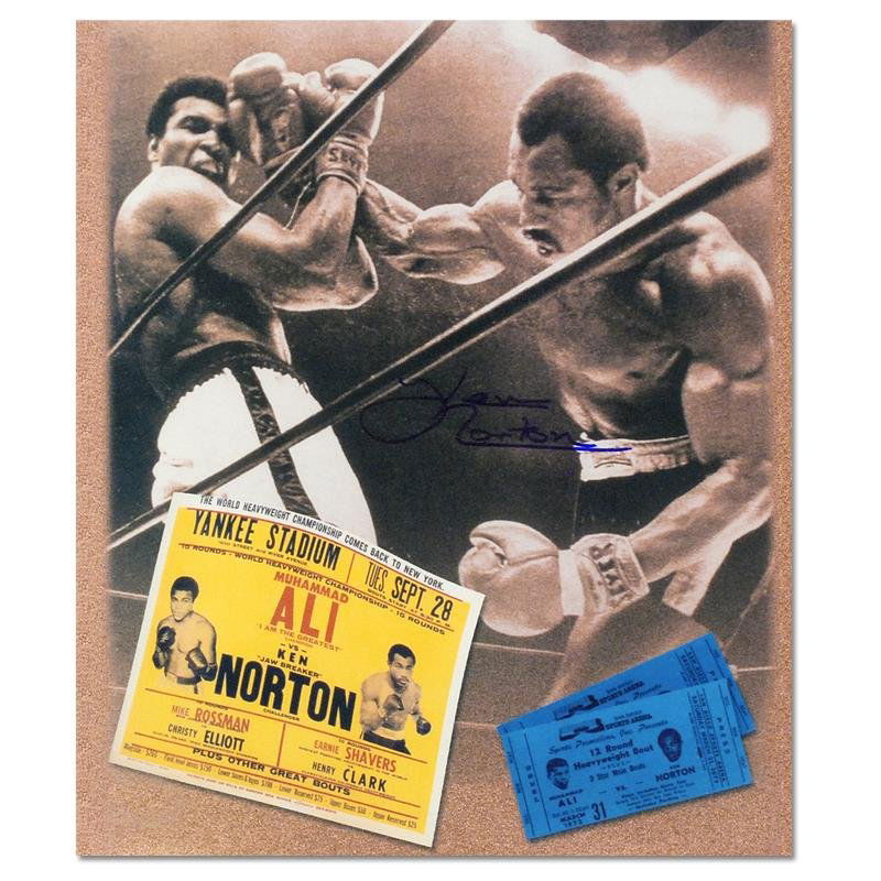 Must-Have Signed Sports Photo Collage! "Ken Norton and (1 of 2)
