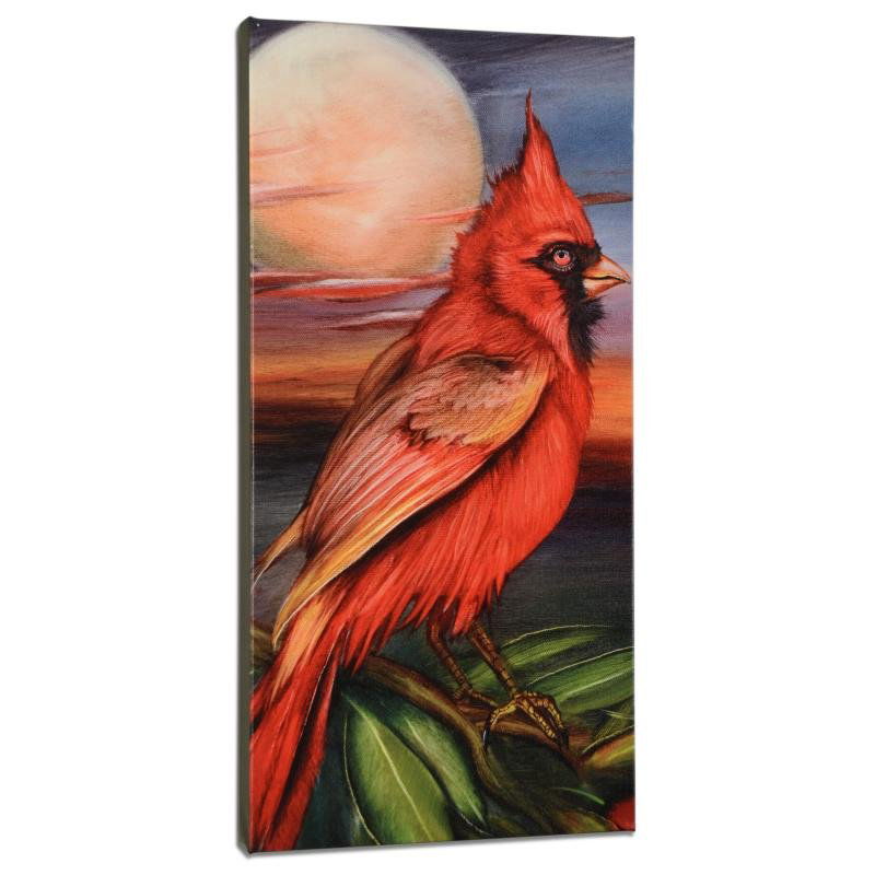 Cardinal Moon Limited Edition Giclee on Gallery Wrapped (1 of 2)