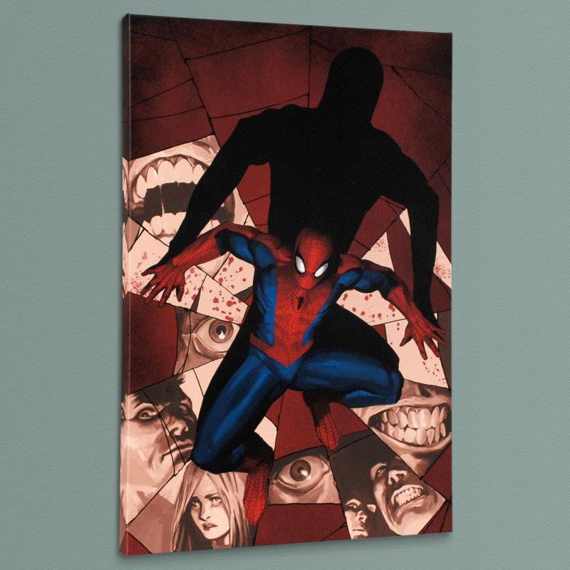"Fear Itself: Spider-Man #1" Limited Edition Giclee on: A piece of comic book history, this limited edition, from original art by Marko Djurdjevic, depicts Spider-Man. Marko Djurdjevic was discovered by Marvel after posting a series of re-designs for popul