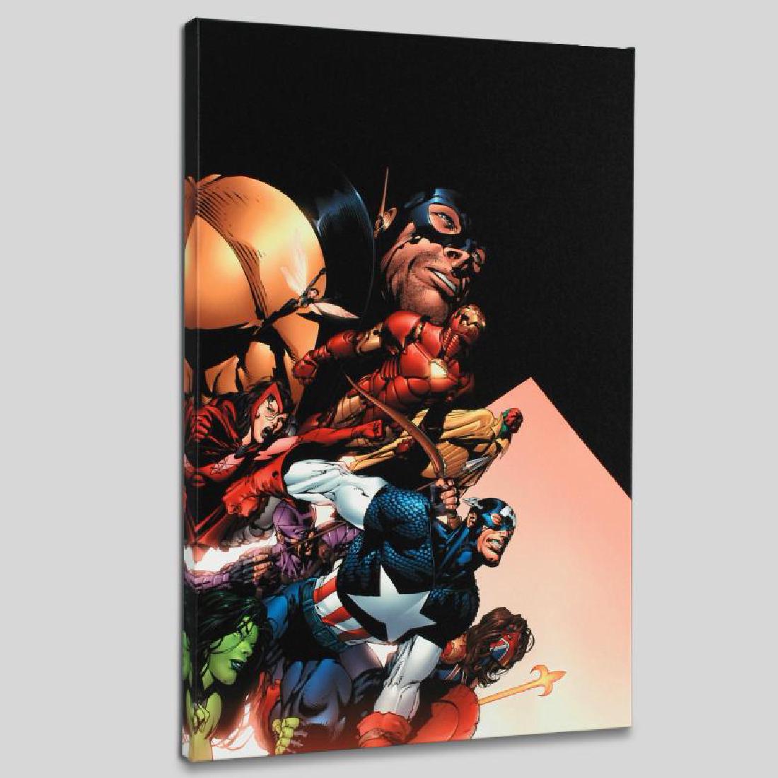 "Avengers #500" LIMITED EDITION Giclee on Canvas by (1 of 3)