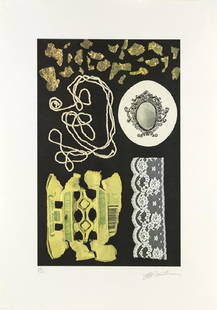 JUDITH FLEISHMANN - MARK DAGLEY SENZA TITOLO: Judith Fleishmann, Litografia, cm 68x48,5, Firma "J.Fleishmann", Tiratura 57/100, Ed. Galleria Chisel 1989. Mark Dagley, Litografia, cm 68x48,5, Firma "Mark Dagley", Tiratura 57/100, Ed. Galleria Chis