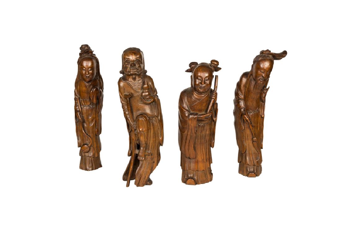 EIGHT BEAUTIFUL CARVING  IN BAMBOO |  OTTO SCULTURE IN (1 of 2)