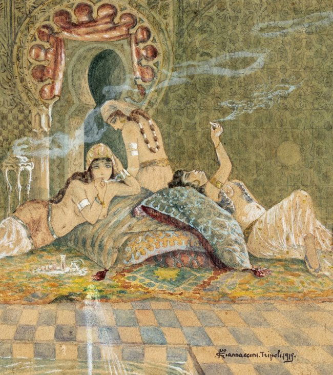 ILIO GIANNACCINI  (ROMA 1897 - ROMA 1968) HAREM | HAREM (1 of 2)