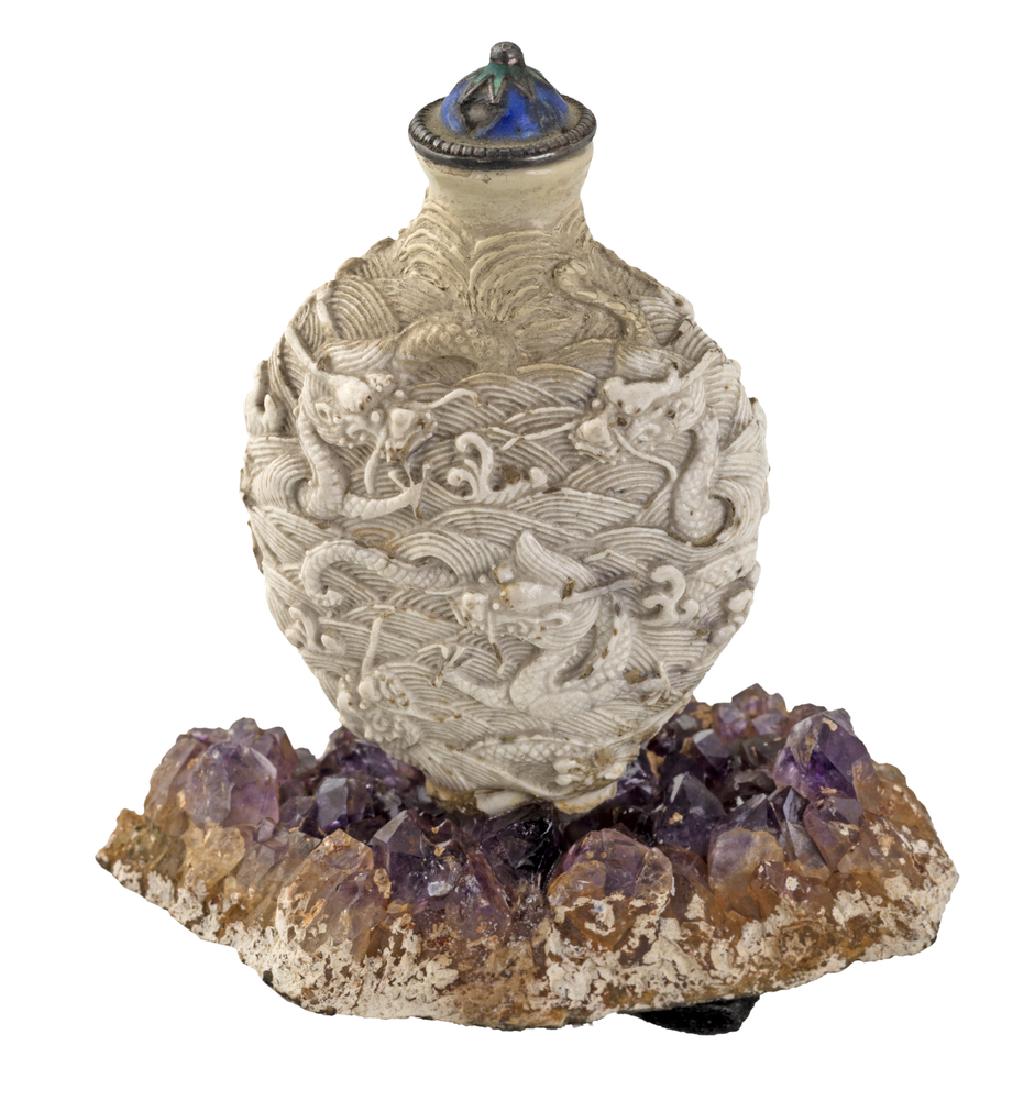 Snuff bottle - White porcelain snuff bottle (1 of 1)