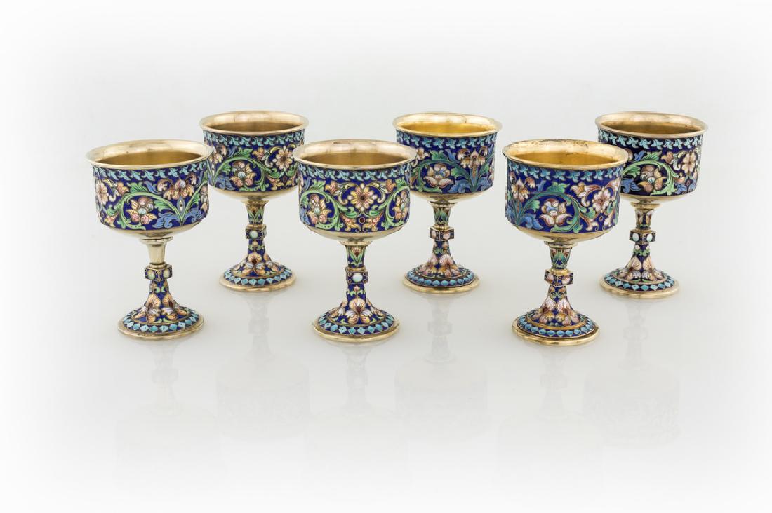 Sei bicchieri da liquore - Six liqueur glasses (1 of 2)