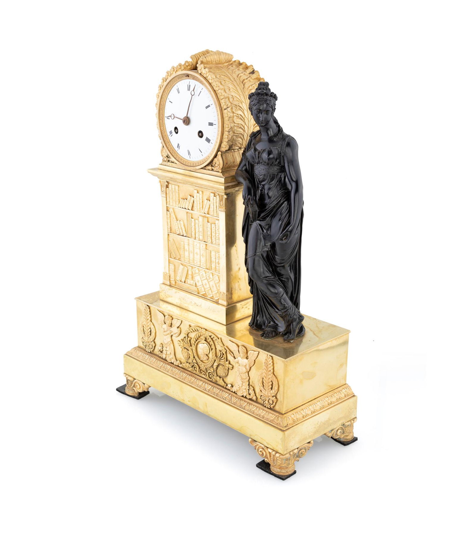 Gilded bronze pendulum clock (1 of 2)