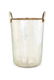 Silver metal bottle holder