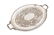 Oval silver plated tray