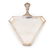 Triangular silver tray with handle