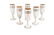Six silver flutes