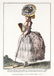 Four colored prints depicting gentlewomen and gallant - 3