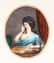 Four colored prints depicting gentlewomen - 2