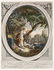 Four colored prints depicting gentlewomen - 3