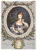 Two colored prints depicting young ladies
