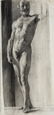 Fourteen drawings with studies on human figure - 3