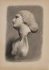 Six drawings depicting marble busts from ancient times